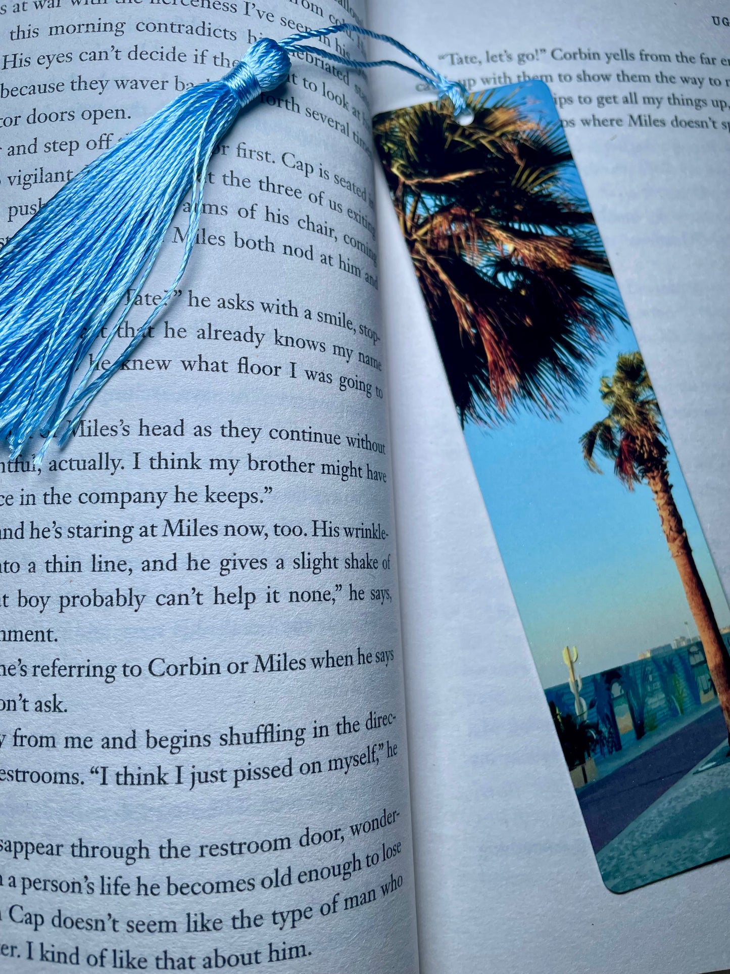 Palm Tree Single Sided Bookmark