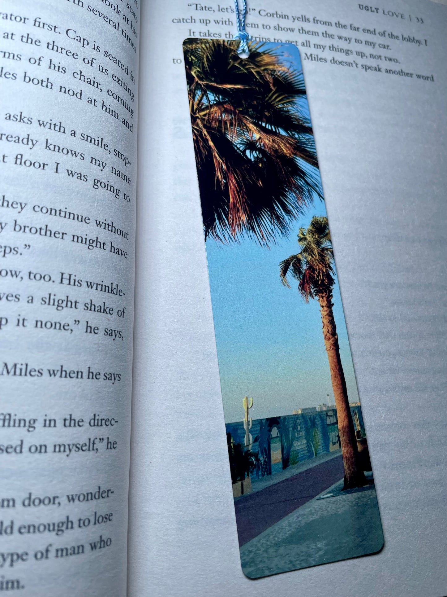 Palm Tree Single Sided Bookmark