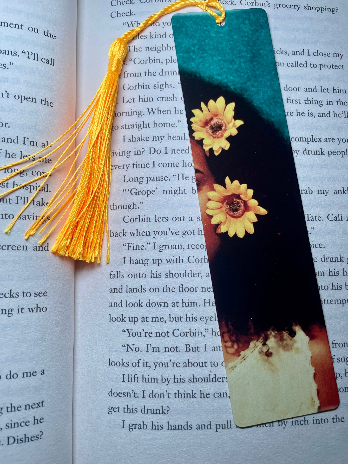 Curly Girl Single Sided Bookmark